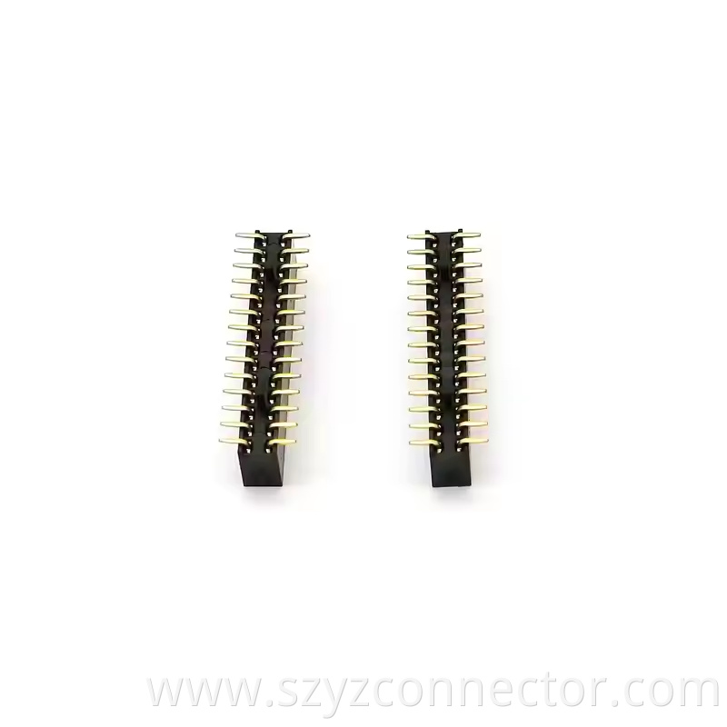 2.0mm Pitch Female Header Dual Row SMT With Post H6.35 22P-240P (4)